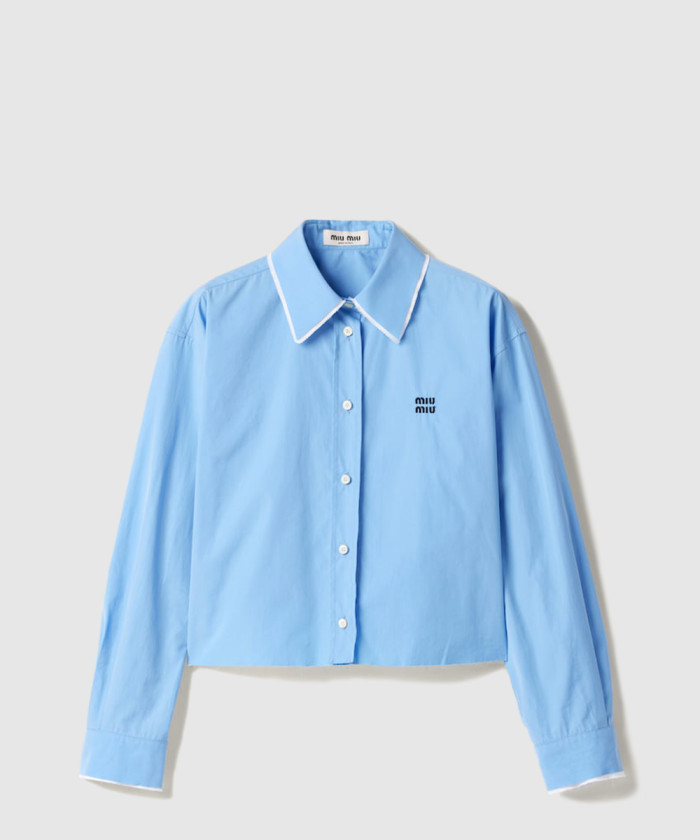 미우미우 포플린 셔츠 MK1921