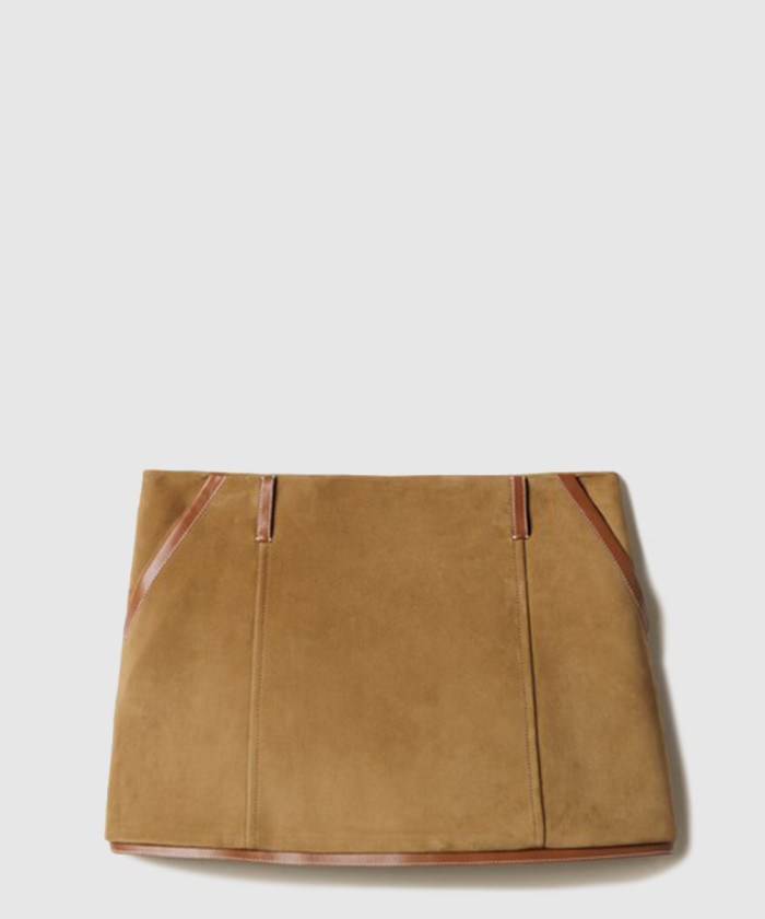 미우미우 스웨이드 스커트 MPD811