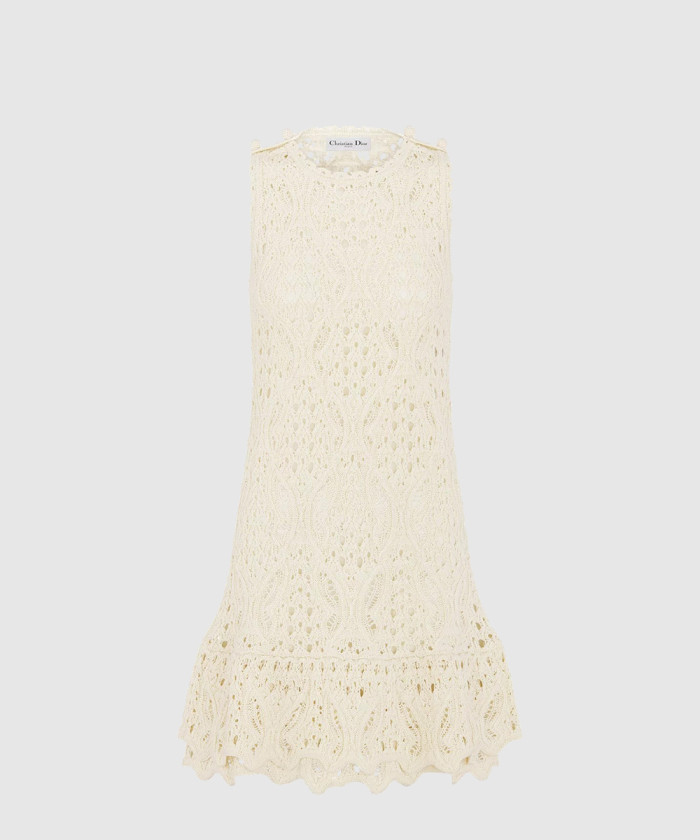 디올 Dioriviera 러플 쇼트 드레스 544R1