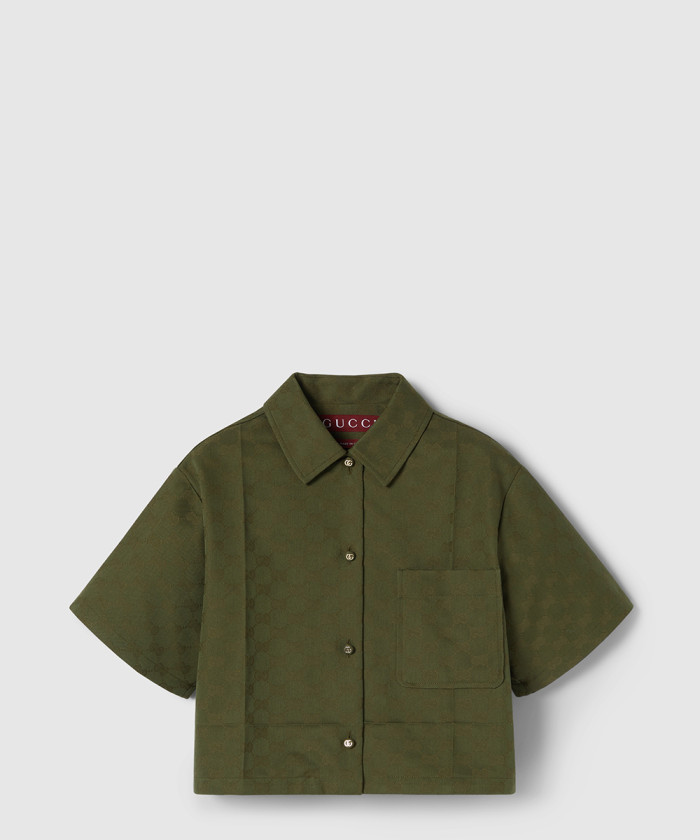 구찌 GG 코튼 개버딘 셔츠 841378