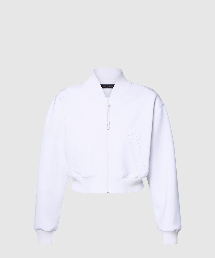 루이비통 크롭 테크니컬 저지 봄버 재킷 1AI051