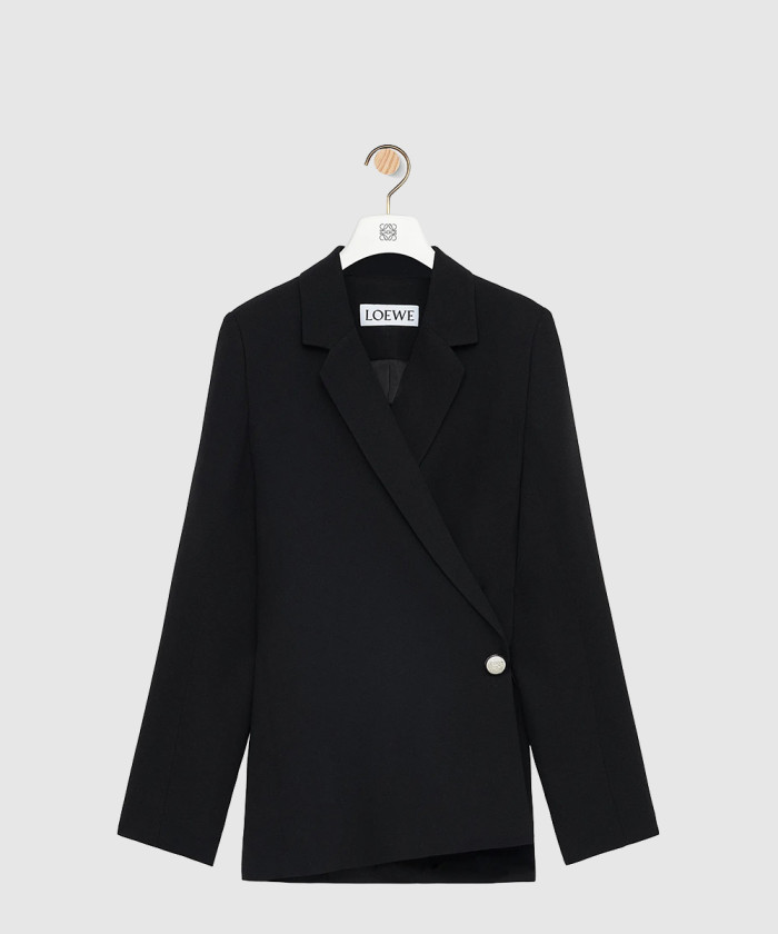 로에베 재킷 스트레치 비스코스 혼방