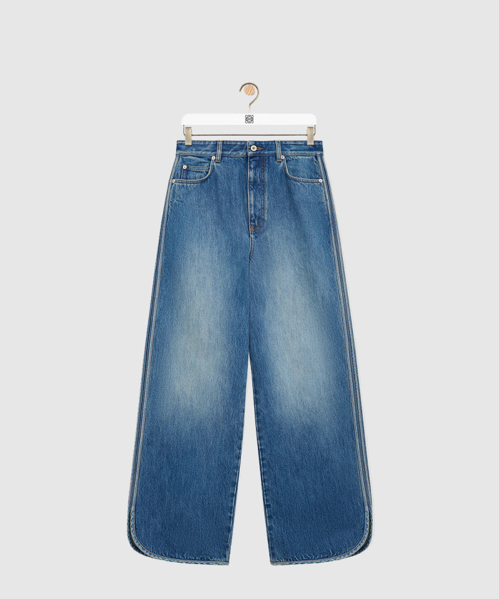 로에베 데님 천 청바지