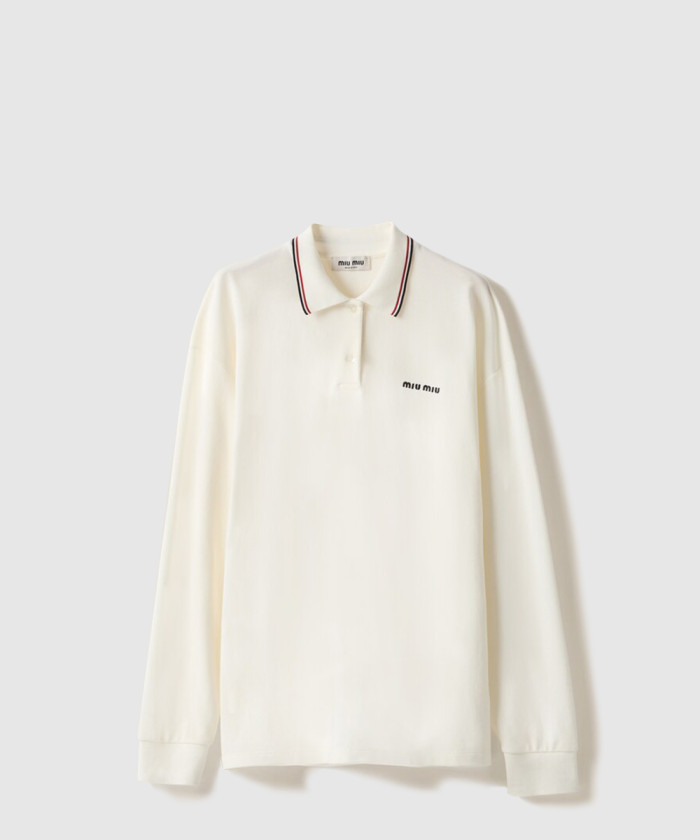 미우미우 피케 폴로 셔츠 MJL019