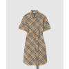 버버리 체크 코튼 셔츠 드레스 81117011