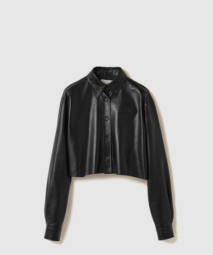 미우미우 나파 가죽 셔츠 MPC194