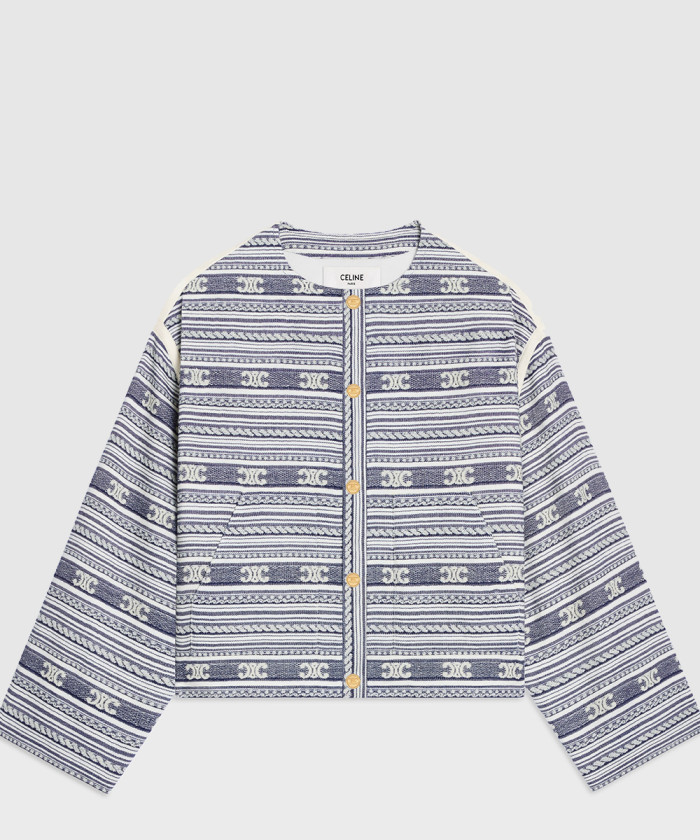 셀린느 바하 가디건 재킷 코튼 울 RV0NW0