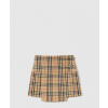 버버리 플리츠 체크 울 미니 킬트 80258321