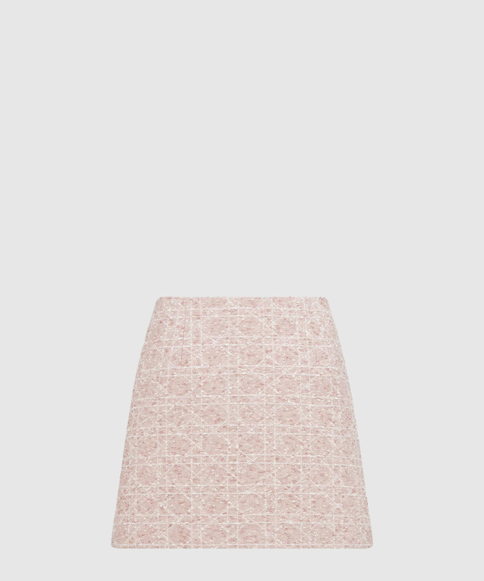 디올 매크로까나쥬 플레어 미니스커트 511J4