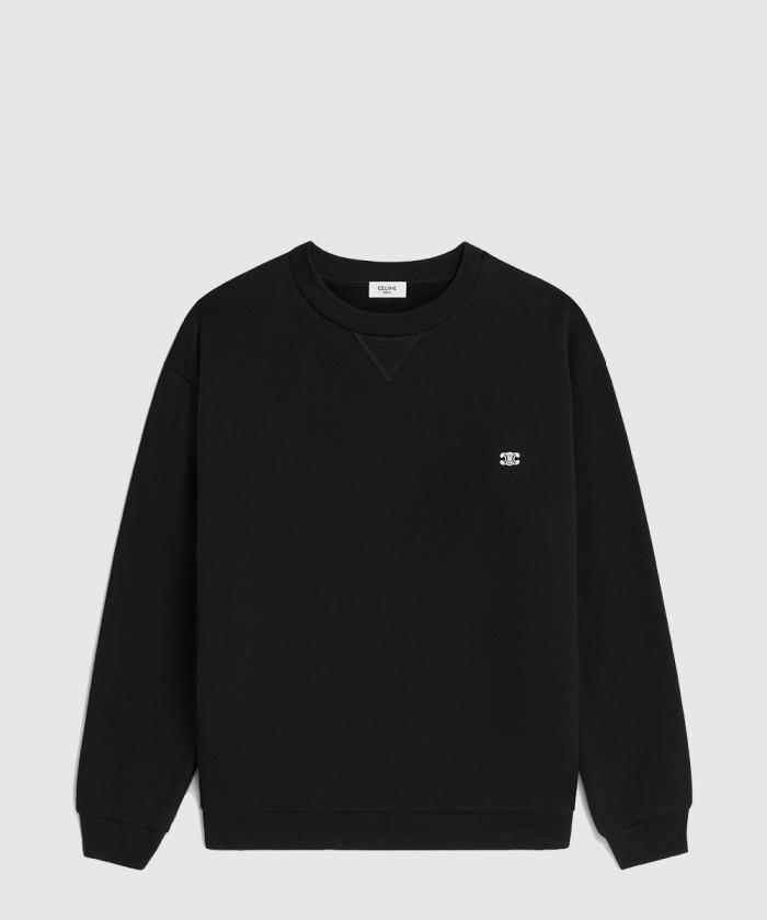 셀린느 루즈 트리옹프 스웨트셔츠 코튼 플리스 RY01O6