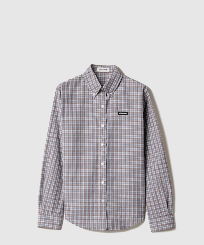 미우미우 체크 셔츠 MK1920