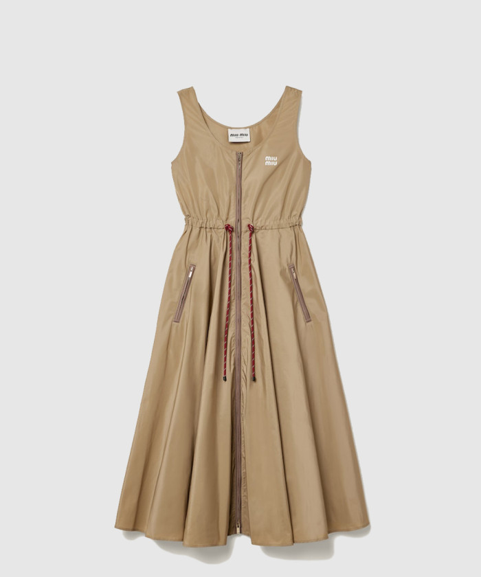 미우미우 패브릭 패브릭 맥시 드레스 MF5687