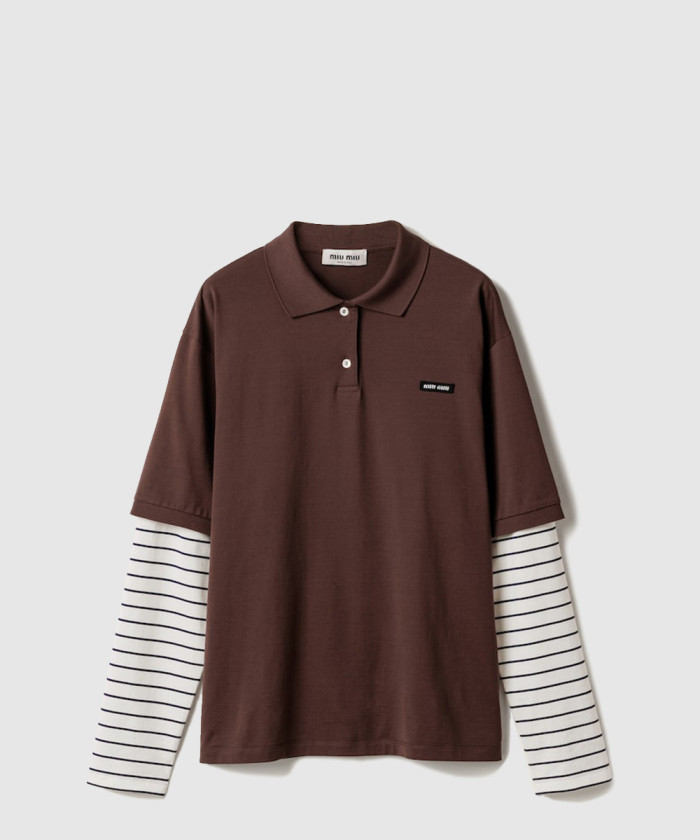 미우미우 저지 폴로 셔츠 MJL076
