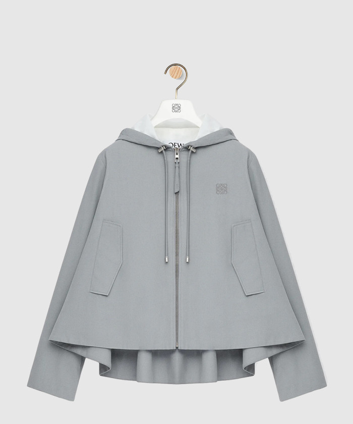 로에베 후드 재킷 코튼