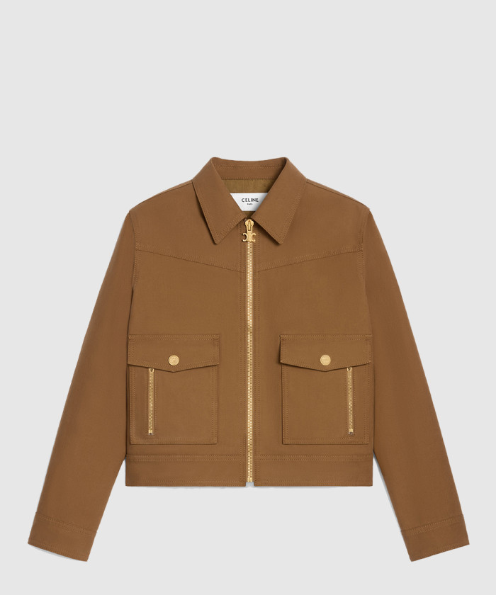 셀린느 웨스턴 블루종 재킷 코튼 트윌 RV0NQ0