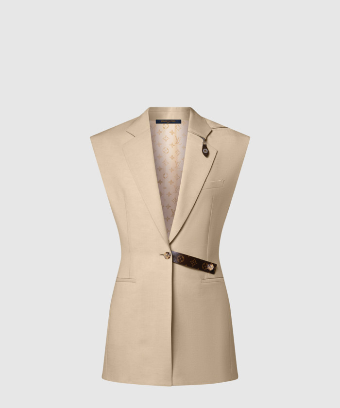 루이비통 모노그램 액센트 슬리브리스 블레이저 1AI883