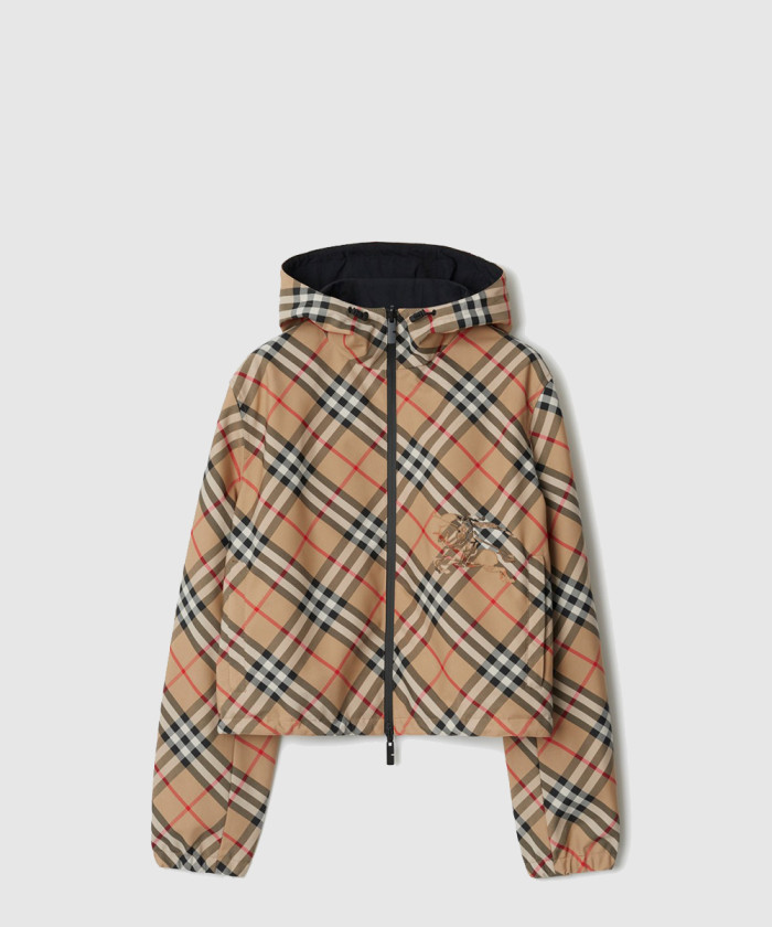 버버리 쇼트 개버딘 파카 80872291