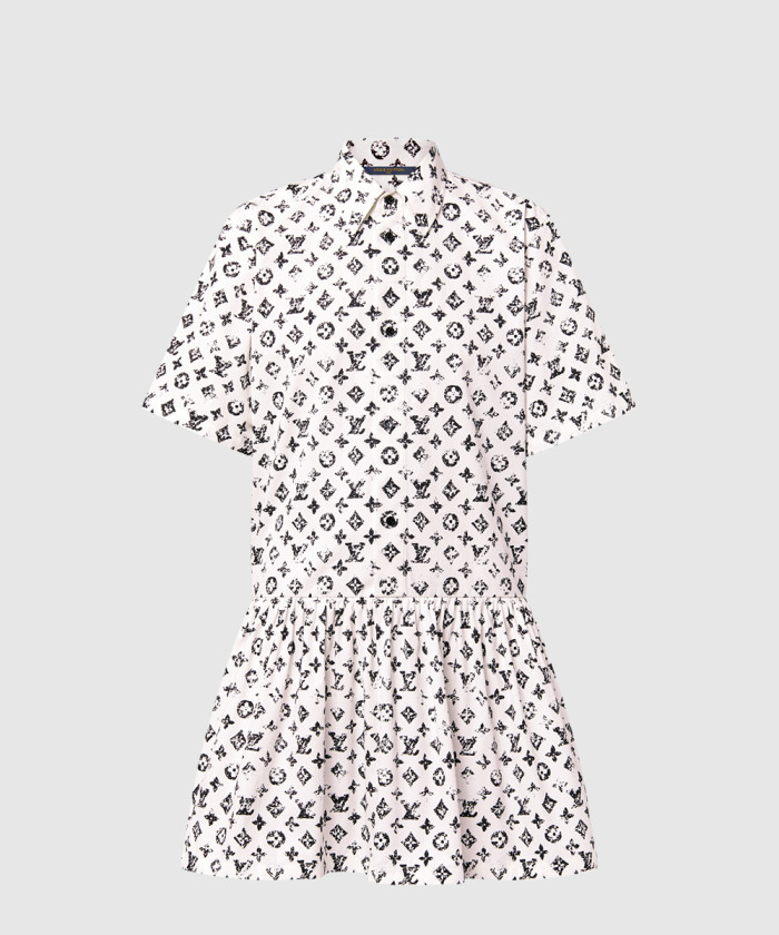 루이비통 모노그램 셔츠 드레스 1AHZOL