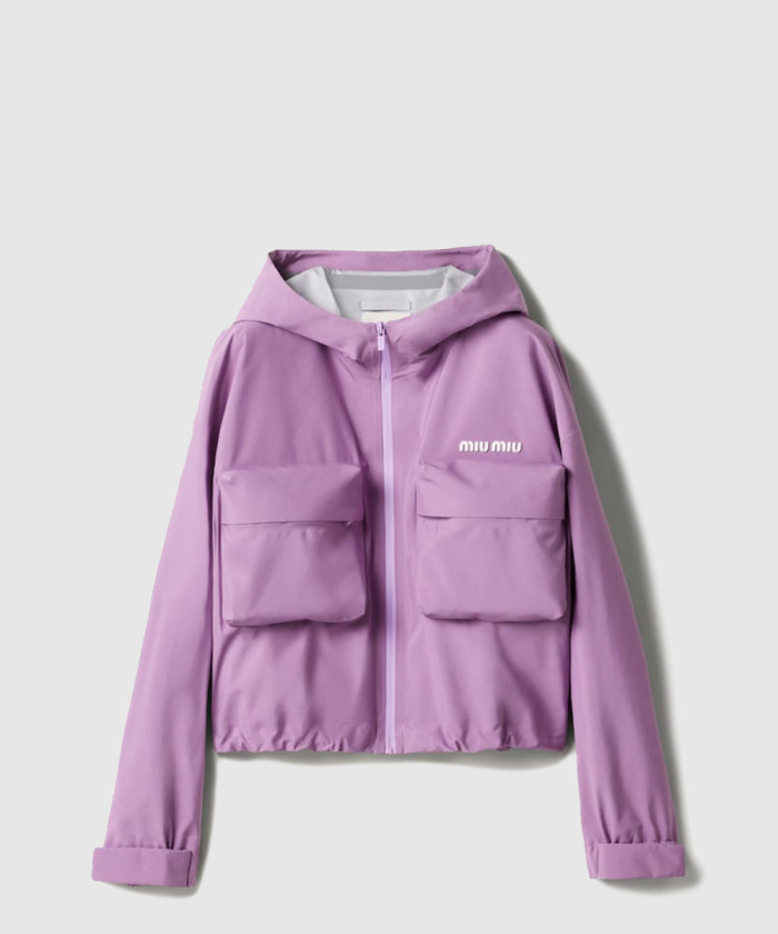 미우미우 테크니컬 캔버스 쇼트 재킷 ML1145