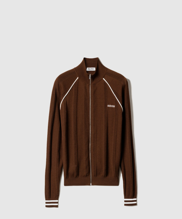 미우미우 코튼 가디건 MMF974