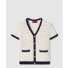구찌 파인 코튼 크로셰 카디건 824722