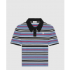 셀린느 크롭 폴로 스트라이프 코튼 RY0BY8