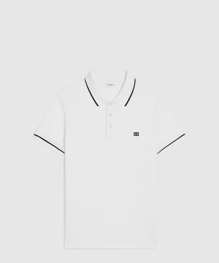 셀린느 클래식 폴로 셔츠 코튼 피케 2X75H0