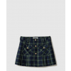 미우미우 플리츠 타탄 미니스커트 MG2358
