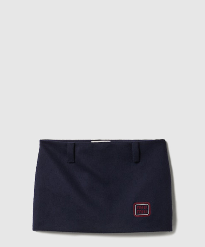 미우미우 벨루어 미니스커트 MG2149