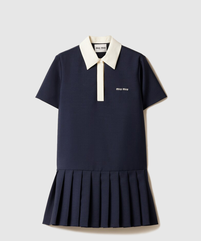 미우미우 키드 모헤어 미니드레스 MF5613