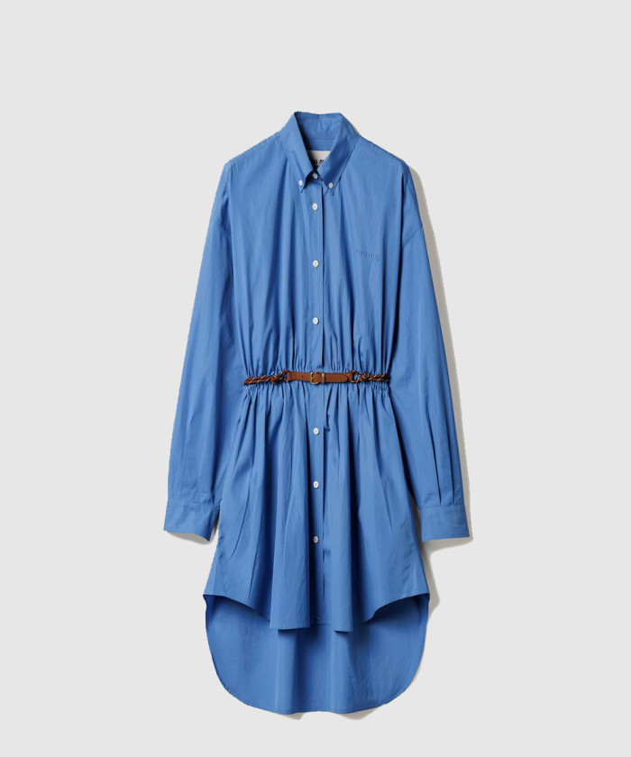 미우미우 포플린 드레스 MF5871