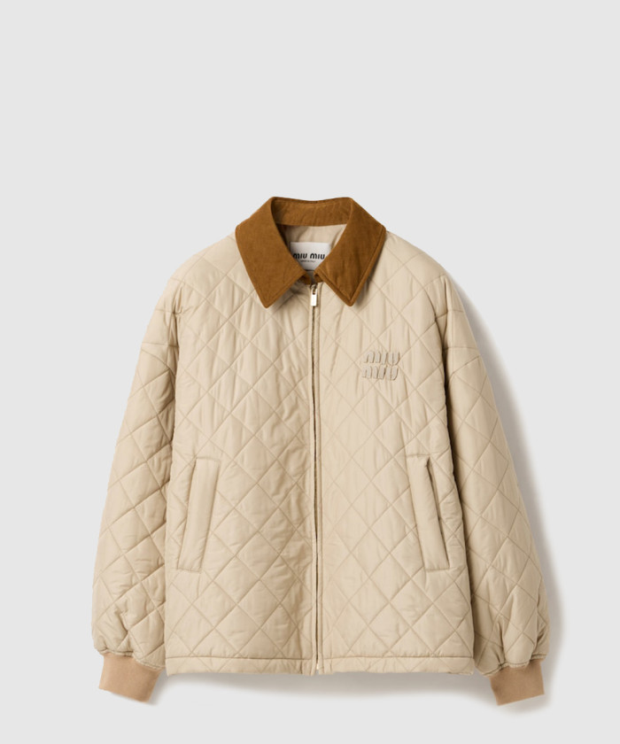 미우미우 기능성 소재 블루종 재킷 ML1087