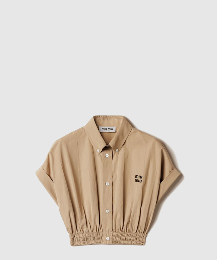 미우미우 포플린 셔츠 MK1955