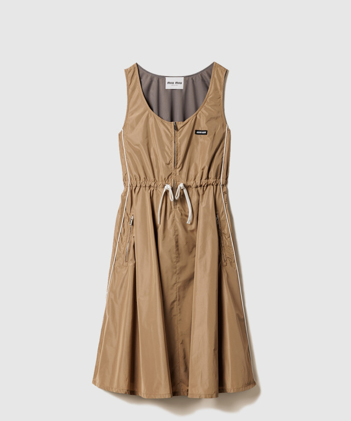 미우미우 테크니컬 실크 드레스 MF5873