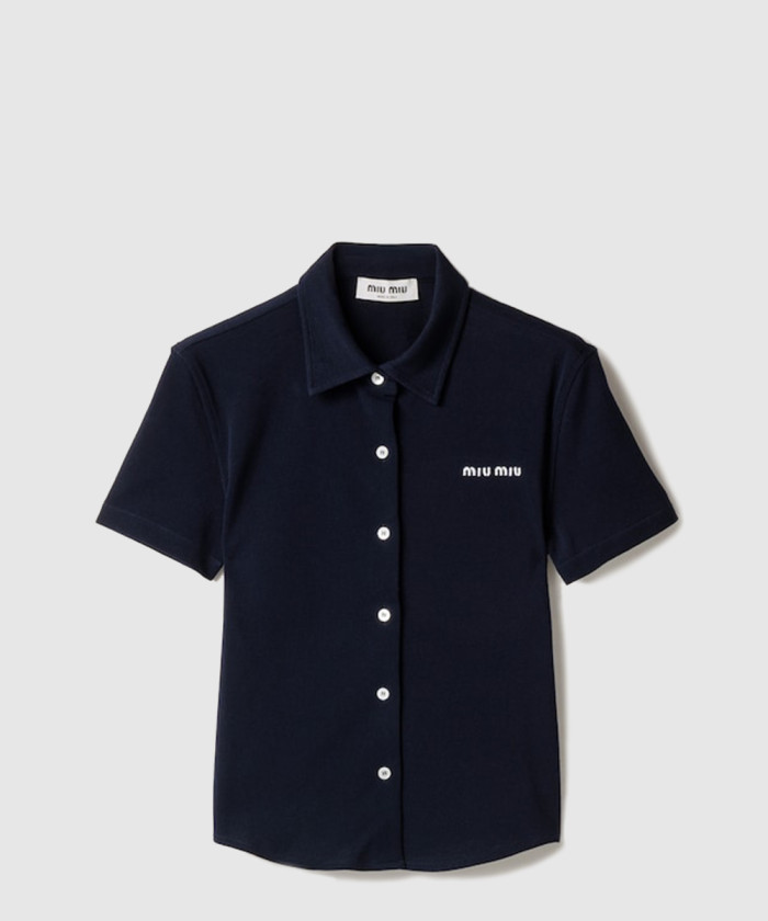 미우미우 코튼 피케 셔츠 MK1981