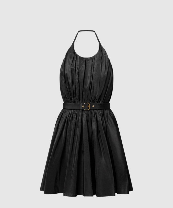 루이비통 플리세 홀터 넥 드레스 1AGQSP