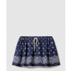 미우미우 반다나 프린트 포플린 미니스커트 MG2404