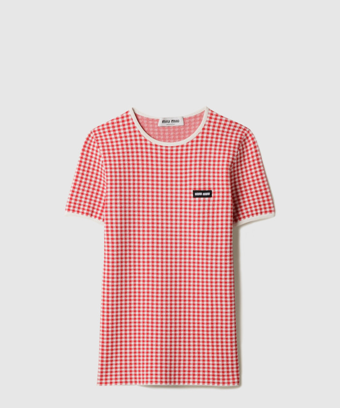 미우미우 비스코스 스웨터 MMLB29