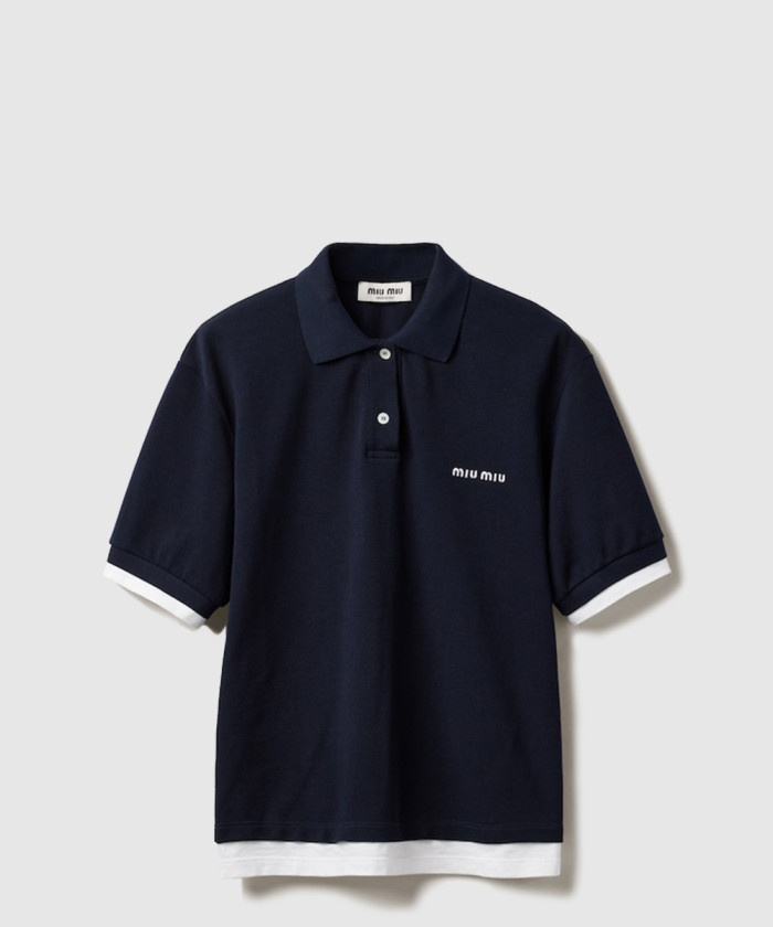 미우미우 피케 및 저지 폴로 셔츠 MJN557