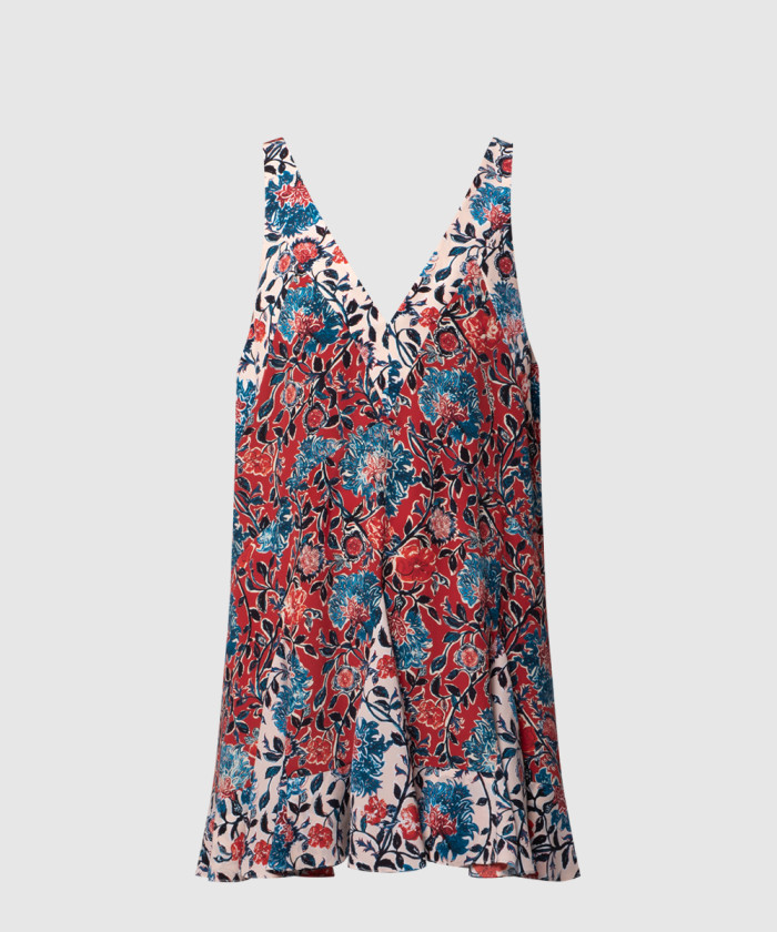 루이비통 플로럴 바인 고데트 드레스 1AHHYM