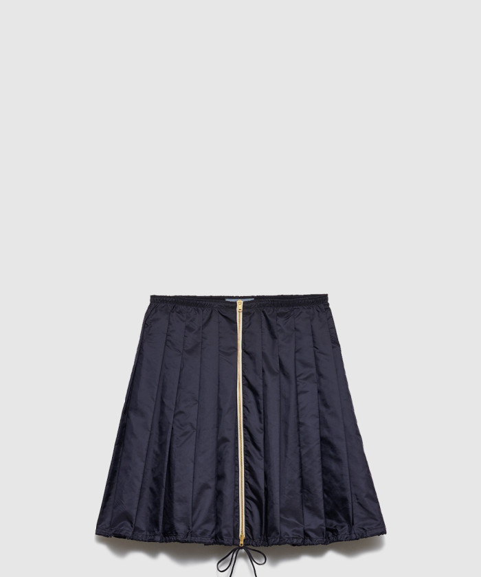 프라다 경량 리사이클 나일론 플리츠 스커트 21H008