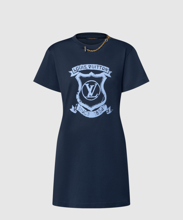 루이비통 크레스트 티셔츠 드레스 1AI393