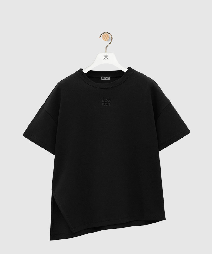 로에베 비대칭 티셔츠 코튼 혼방