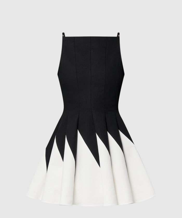 루이비통 컬러 블록 플리츠 드레스 1AHGTK