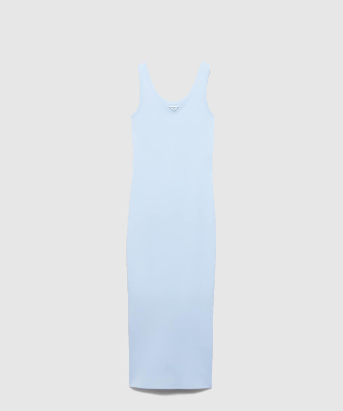 프라다 골지 니트 코튼 드레스 33591