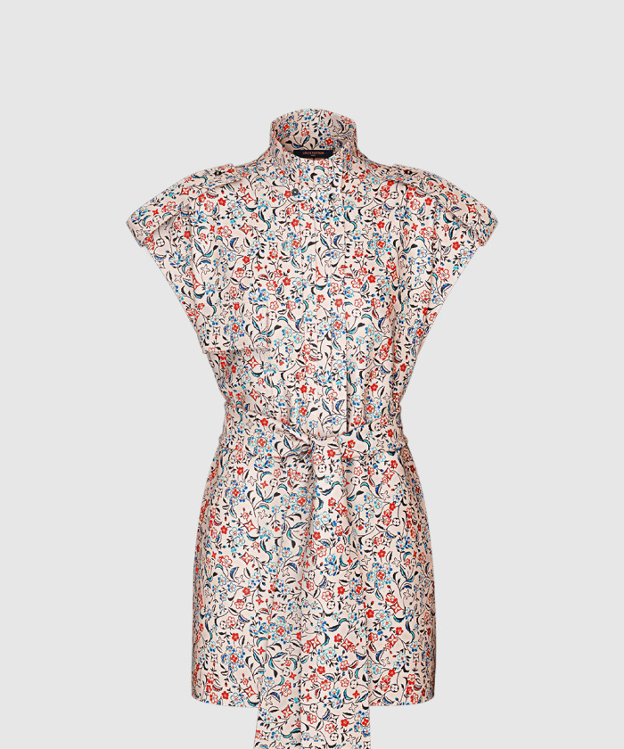 루이비통 모노그램 블룸 벨티드 드레스 1AHHZO