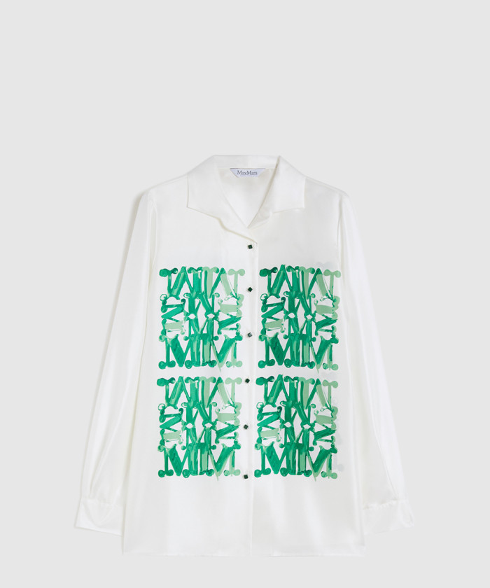 막스마라  나빌 실크 셔츠