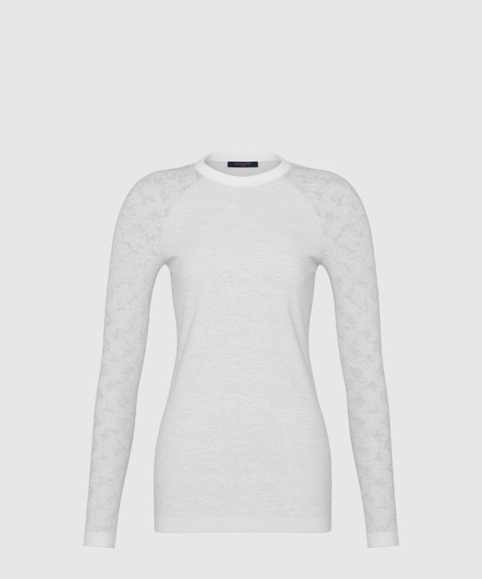 루이비통 모노그램 액센트 롱 슬리브드 톱 1AHJGU