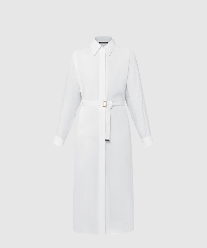 루이비통 모노그램 액센트 셔츠 드레스 1AHHZJ