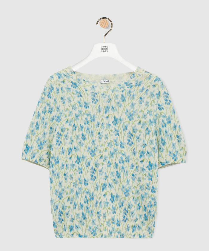 로에베 쇼트 슬리브 스웨터